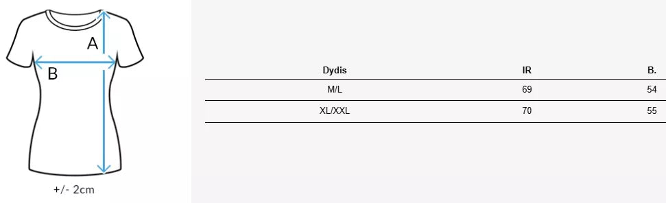 Moteriški balti marškinėliai Petinia