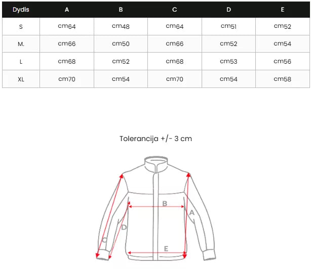 Moteriška juodos spalvos striukė Marsi