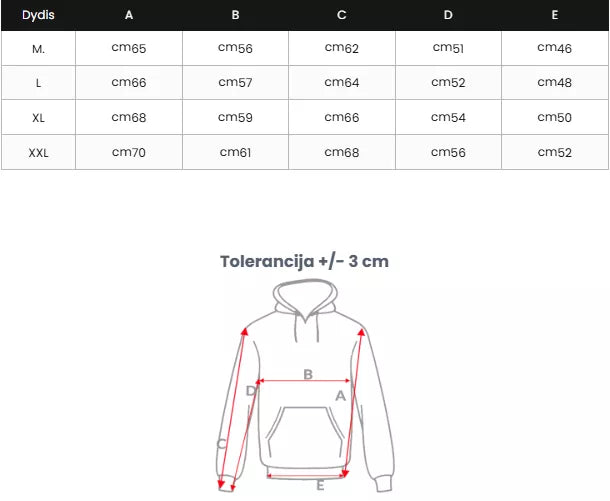 Vyriškas juodas džemperis Andros