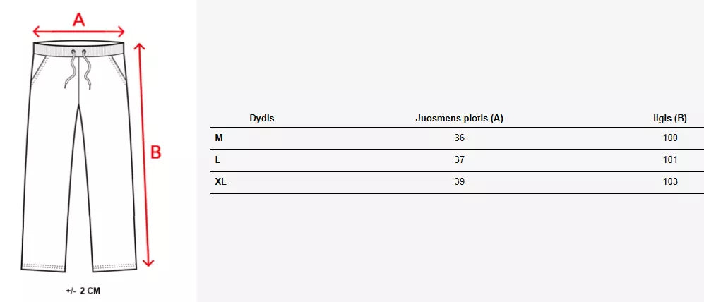 Vyriškos raudonos kamufliažinės laisvalaikio kelnės Superker
