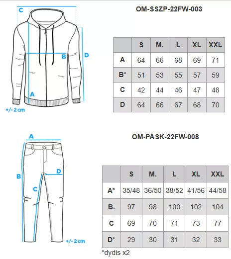 Vyriškas chaki spalvos laisvalaikio komplektas Denat