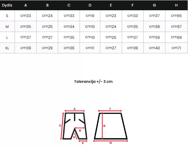 Moteriškas violetinės spalvos sijonas- šortai Active