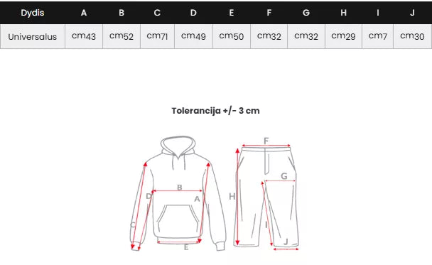 Moteriškias juodas komplektas Spoiled