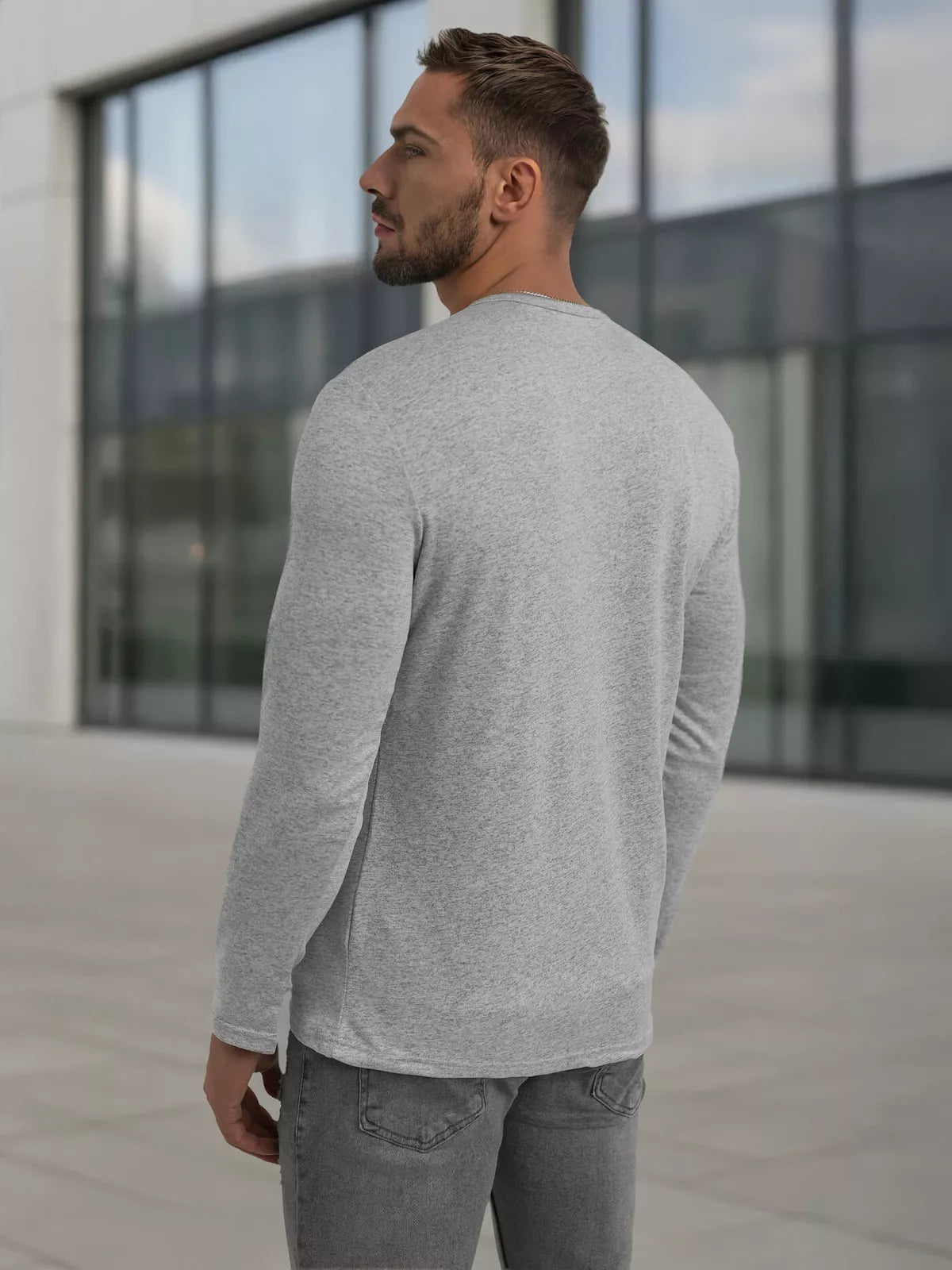 Vyriški pilki marškinėliai Rojo