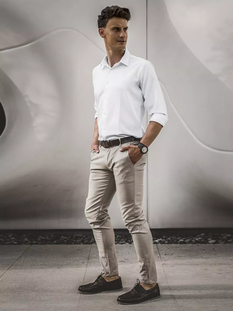 Baltos spalvos marškiniai Intense