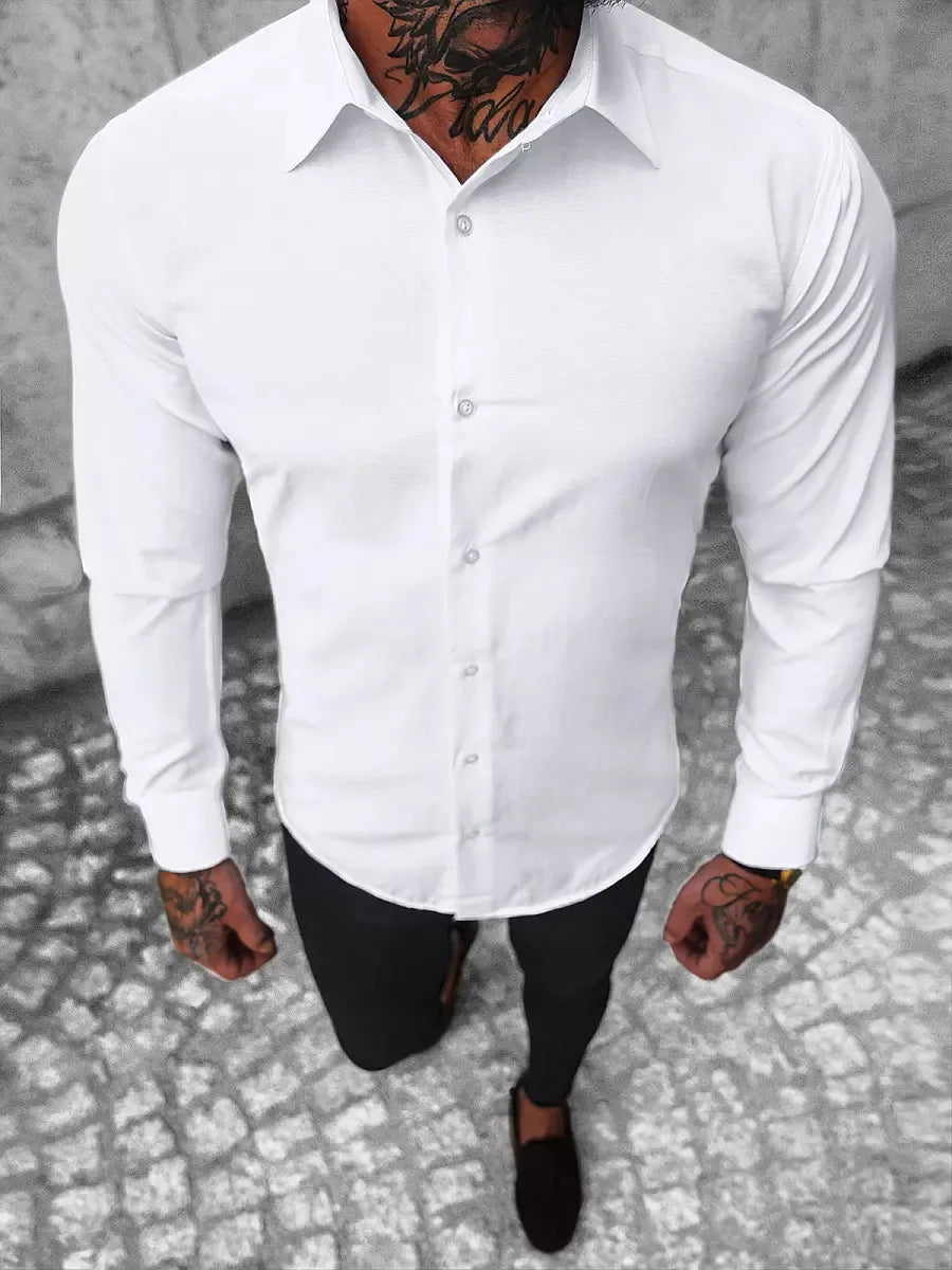 Baltos spalvos marškiniai Intense