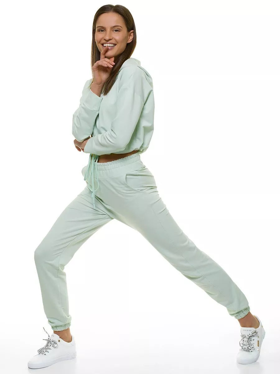 Mėtinis moteriškas sportinis komplektas Evelin