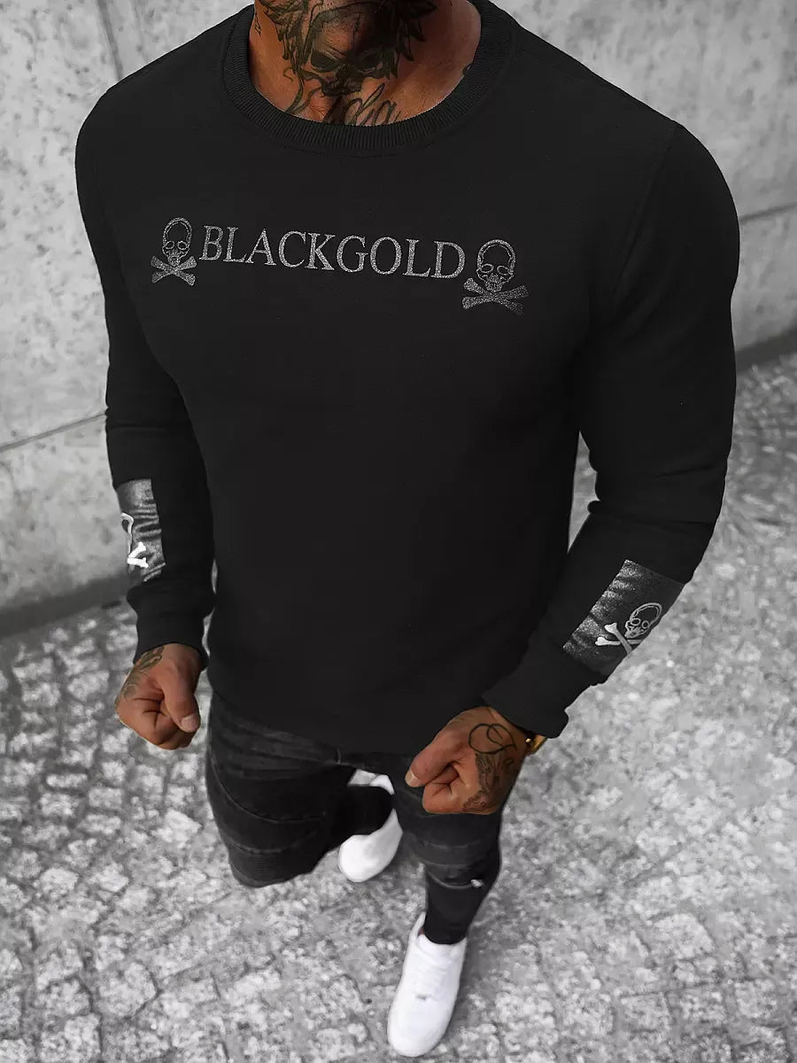 Vyriškas džemperis juodas Lack