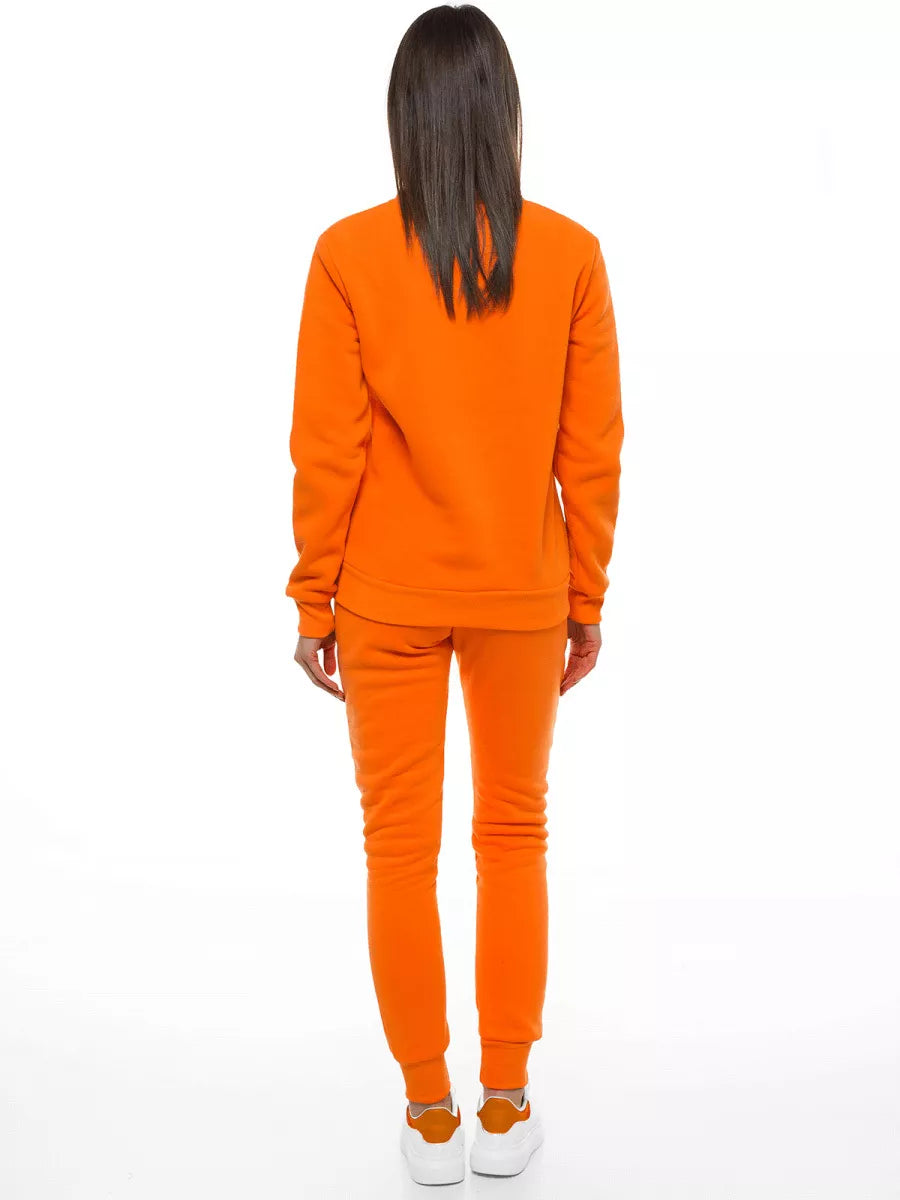 Moteriškas oranžinis džemperis MAMA