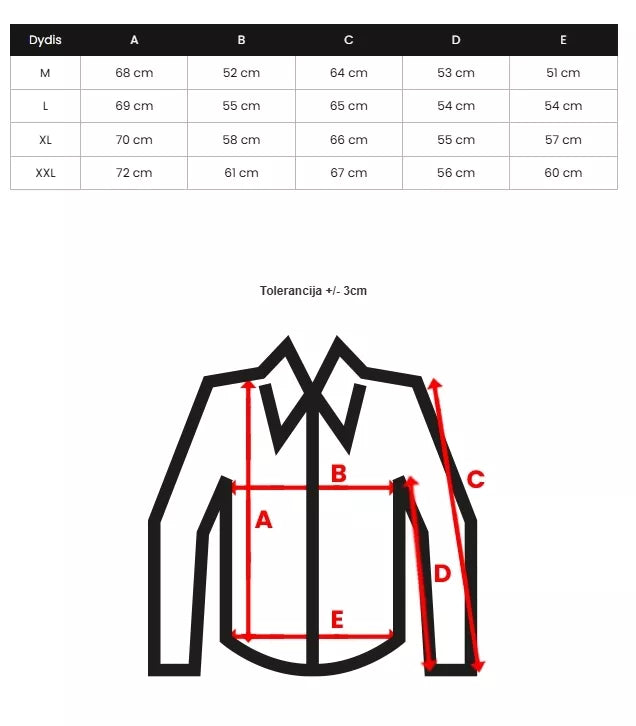 Balti vyriški marškiniai Fulio