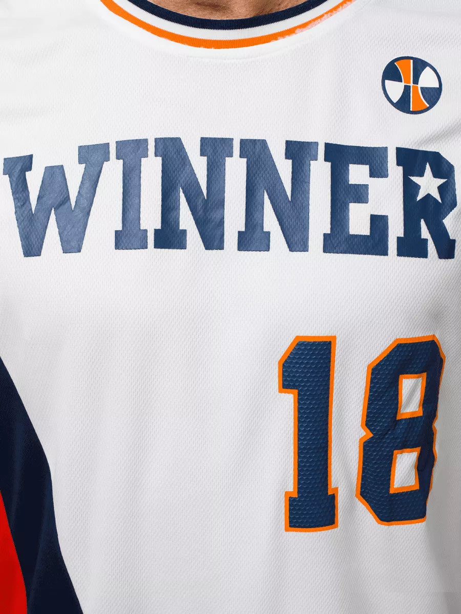 Baltas vyriškas sportinis kostiumas Winner