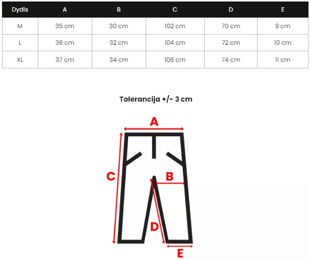 Vyriškos juodos spalvos kelnės Igorin