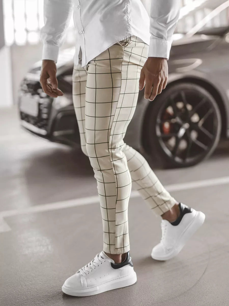 Rusvos vyriškos kelnės Karlin