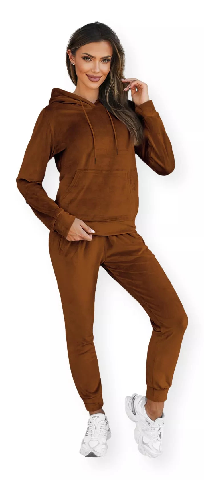 Rudas veliūrinis komplektas Peril