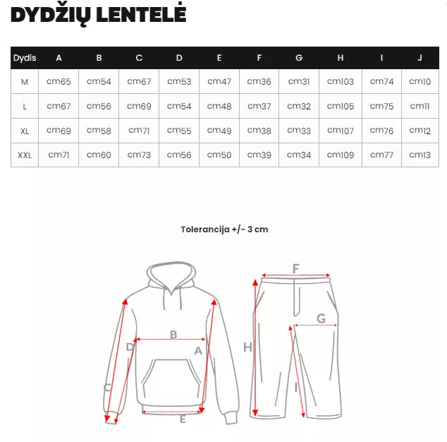 Pilkas vyriškas komplektas Ivan