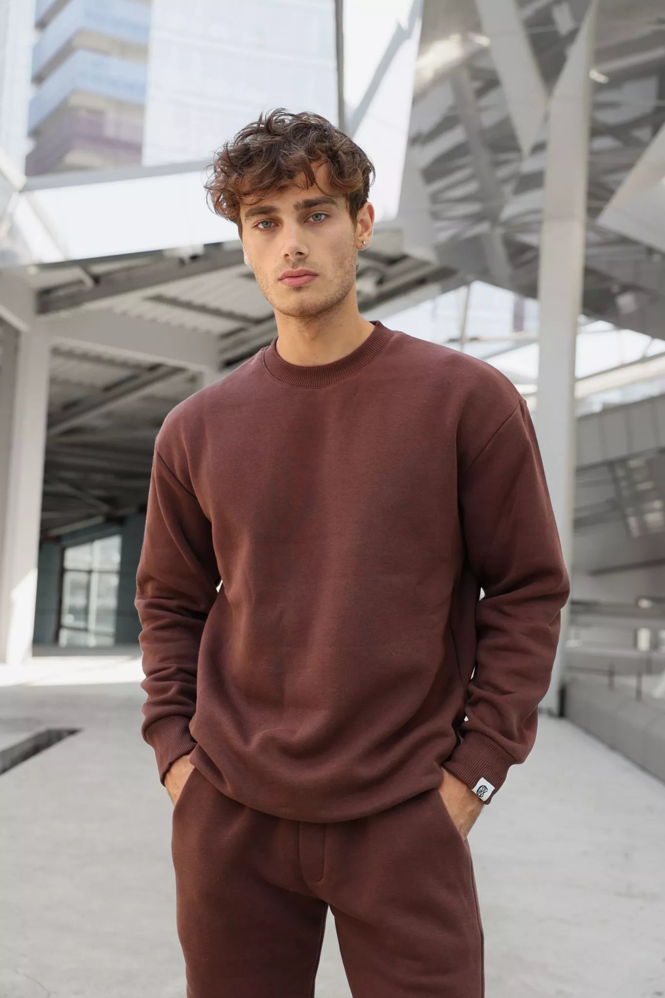 Rudas vyriškas komplektas Lipo