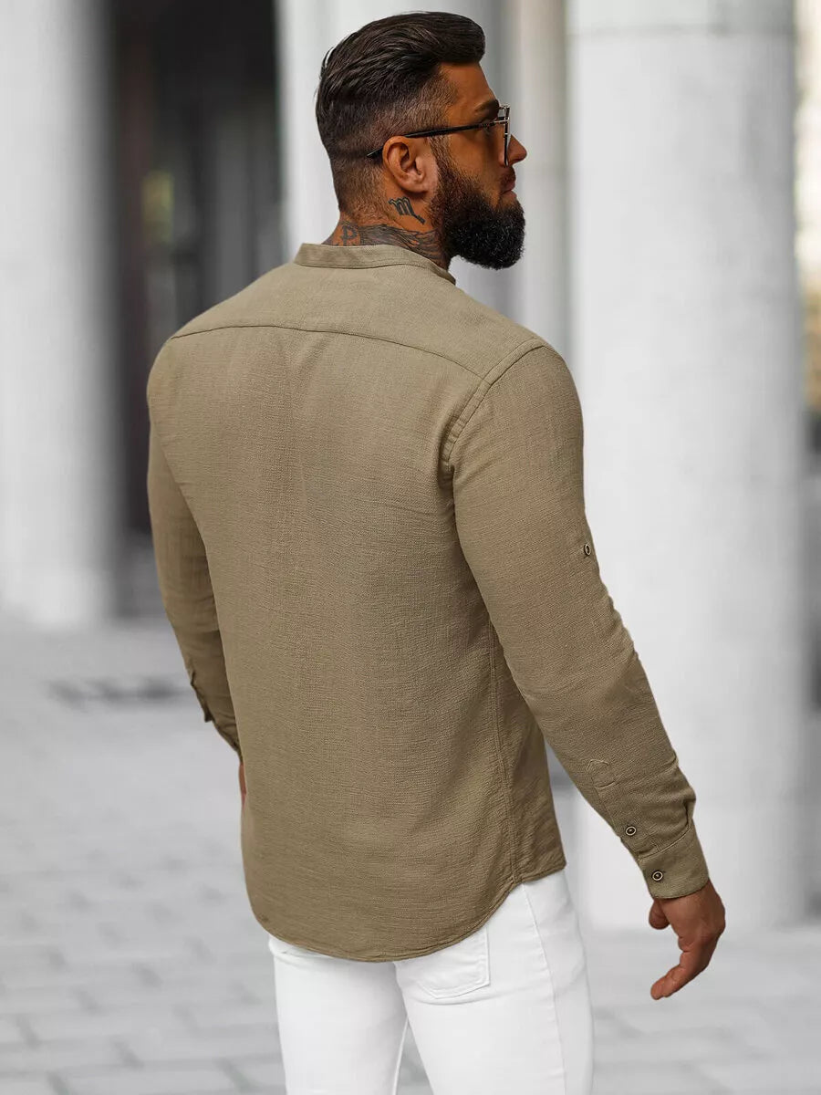 Vyriški rudos spalvos marškiniai Litor