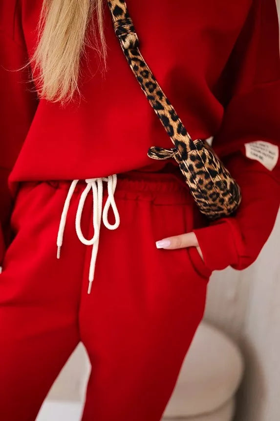 Moteriškas raudonas komplektas Vesta