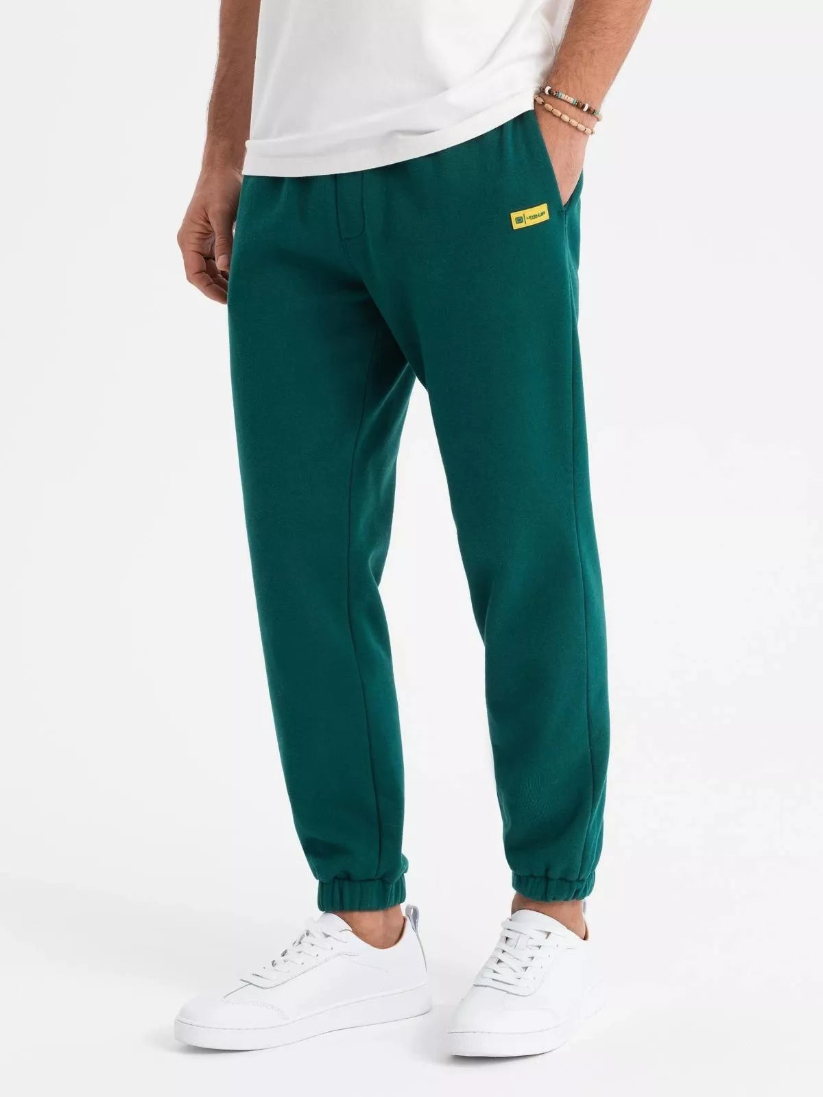 Unisex laisvalaikio žalios kelnės Argan