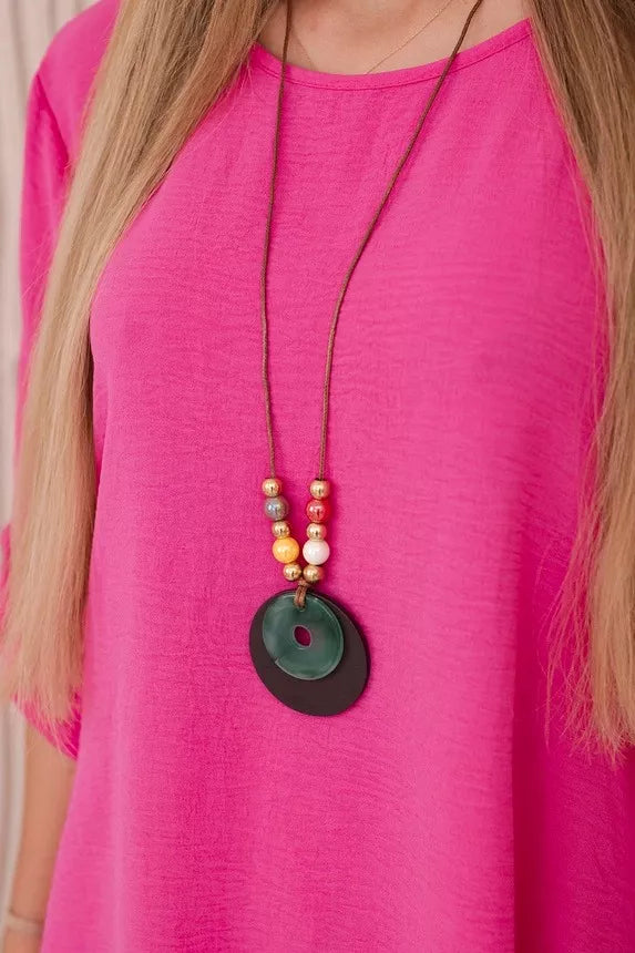 Moteriškas tamsiai rožinės spalvos komplektas Elis