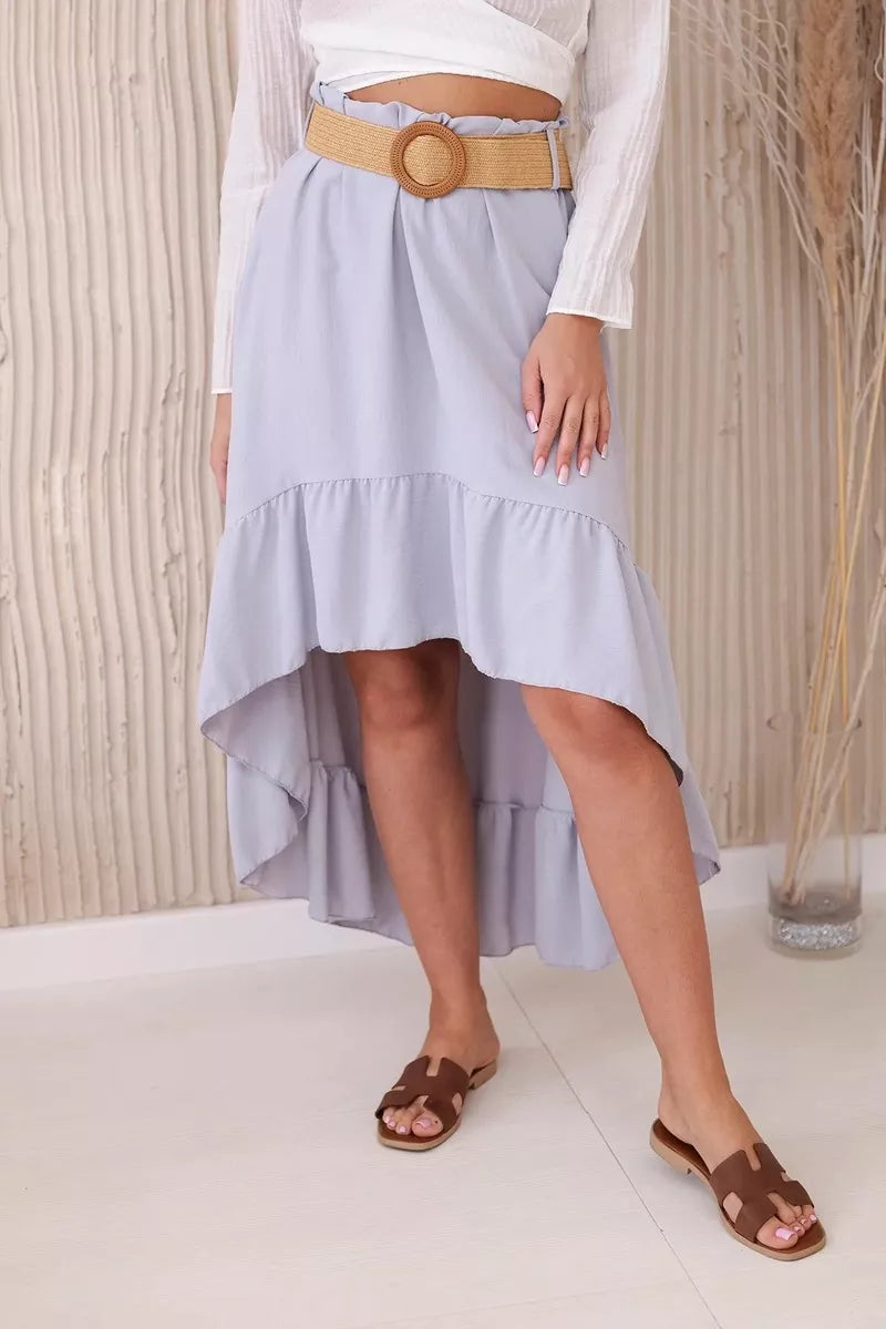 Moteriškas pilkas sijonas Pixel