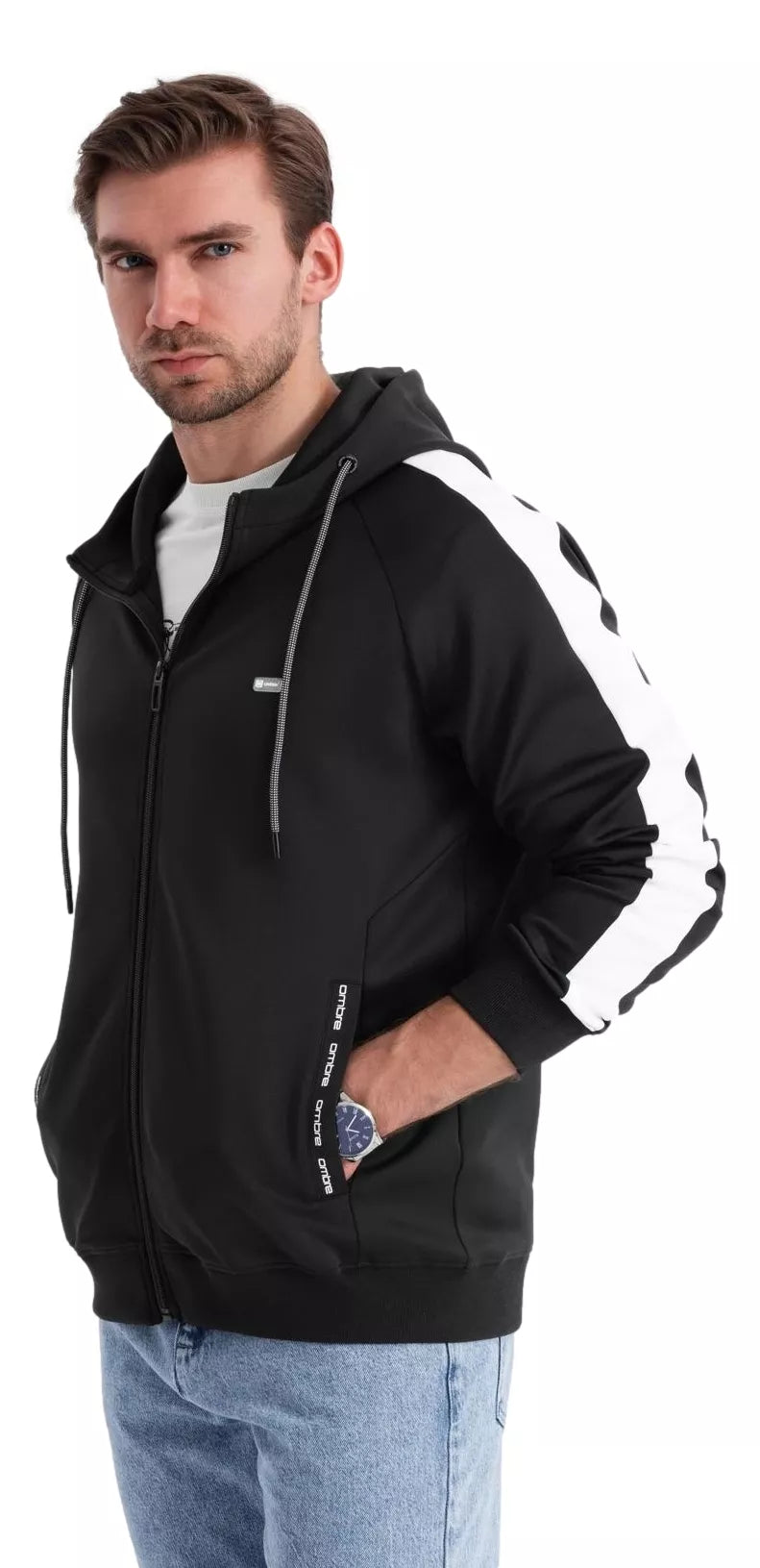 Vyriškas juodas džemperis Dan