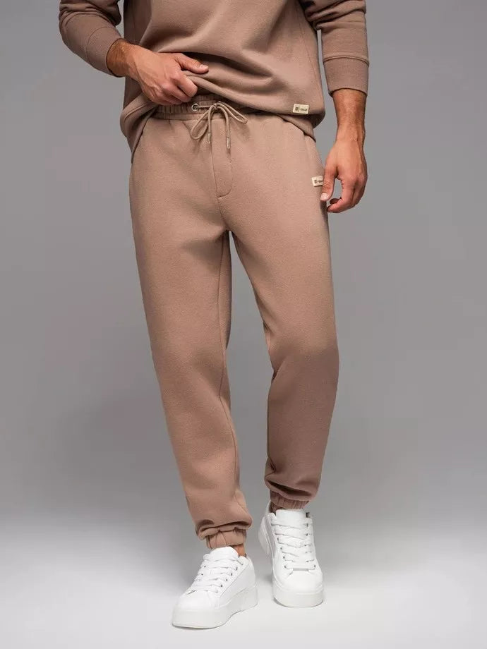 Unisex laisvalaikio kostiumas rudos spalvos Couple