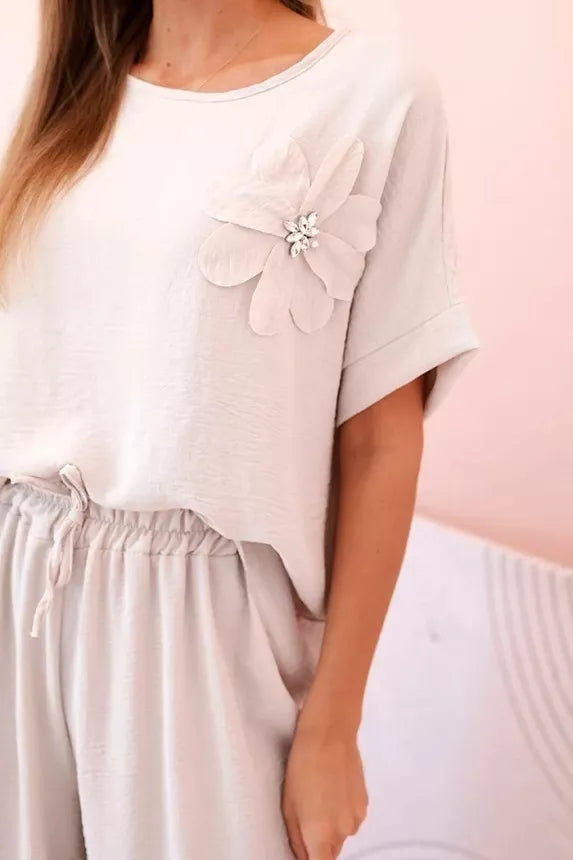 Moteriškas rusvas komplektas Loren