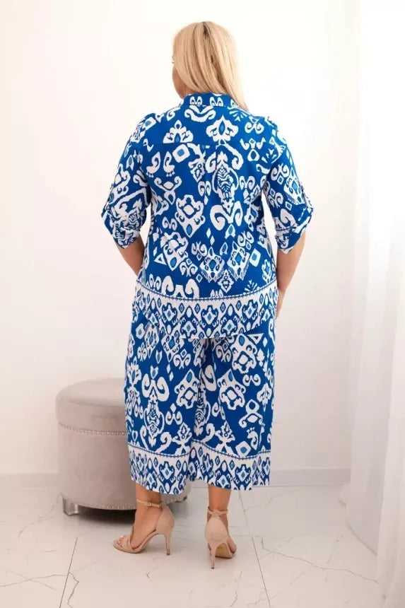 Moteriškas mėlynos spalvos komplektas Anda