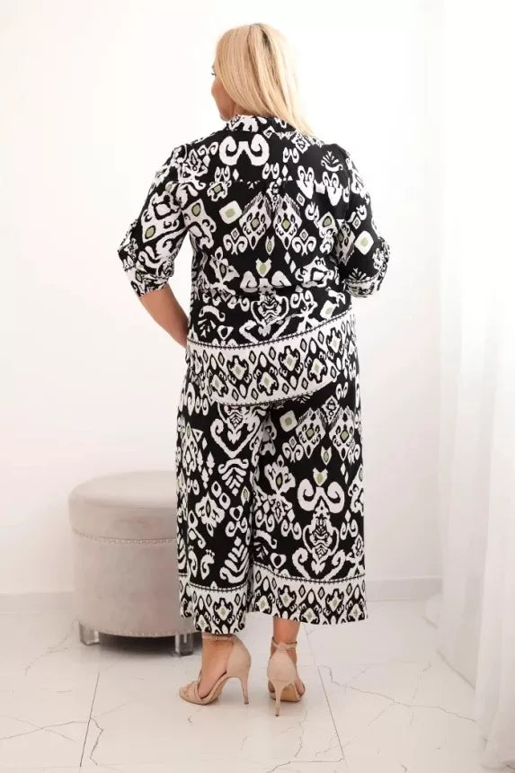 Moteriškas juodos spalvos komplektas Anda