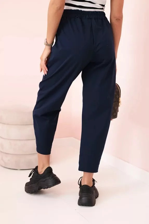 Moteriškos tamsiai mėlynos kelnės Punto