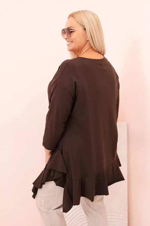 Moteriška ruda palaidinė Berin