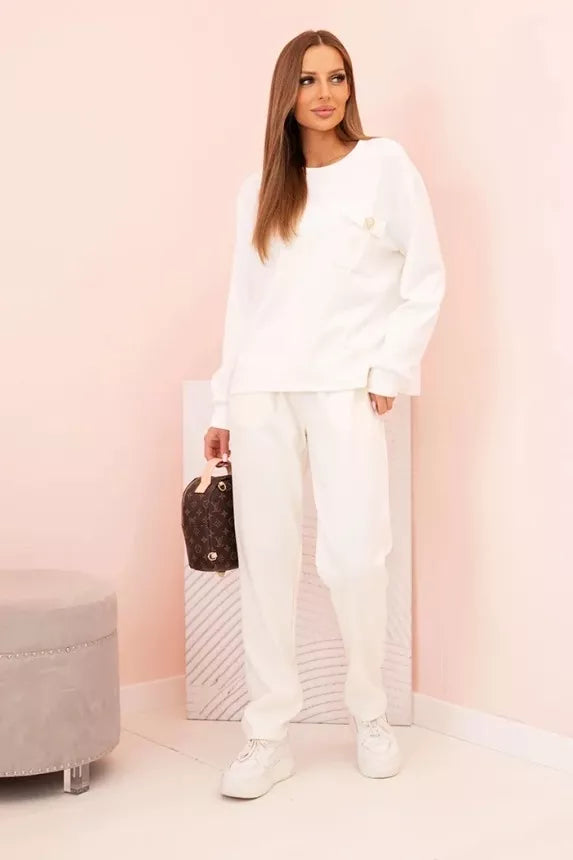 Moteriškas baltas komplektas Naomi