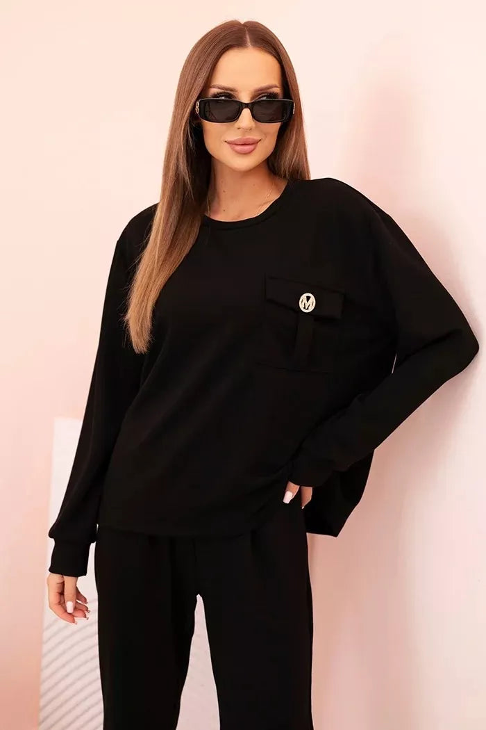 Moteriškas juodas komplektas Naomi