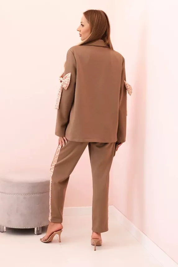 Moteriškas rusvas komplektas Rene