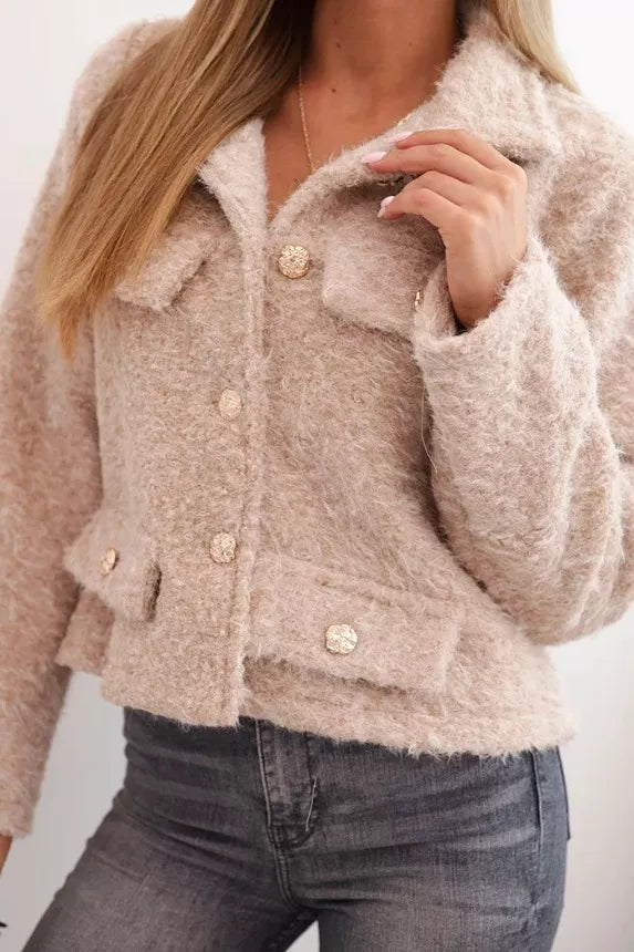 Moteriška šviesiai rusva striukė Sheila