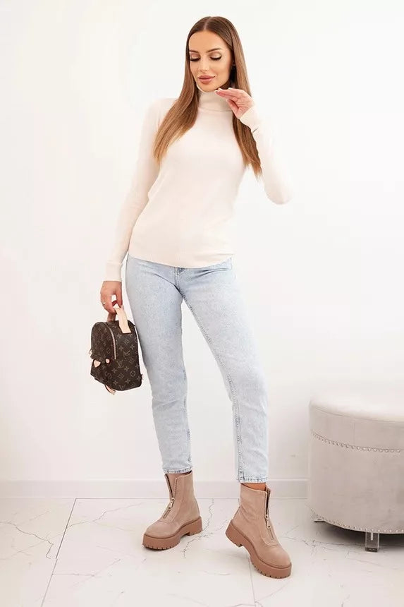 Moteriškas baltas megztinis Cloud