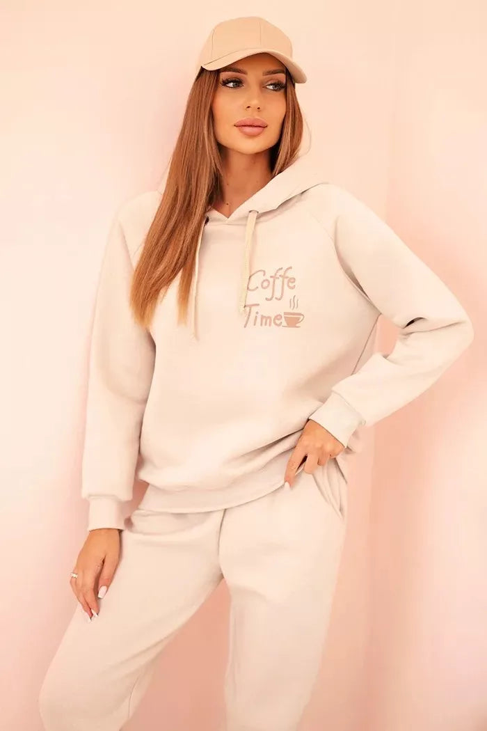 Moteriškas rusvas komplektas Coffe