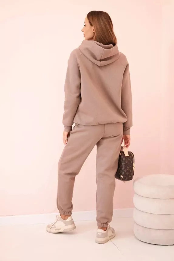 Moteriškas tamsiai rusvas komplektas Coffe