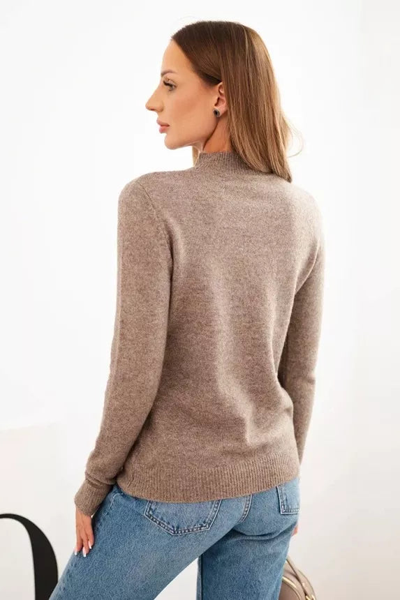 Moteriškas rudas megztinis Eden