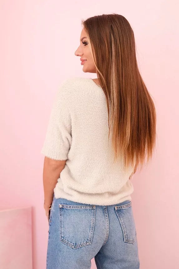 Moteriškas rusvas megztinis Cloud