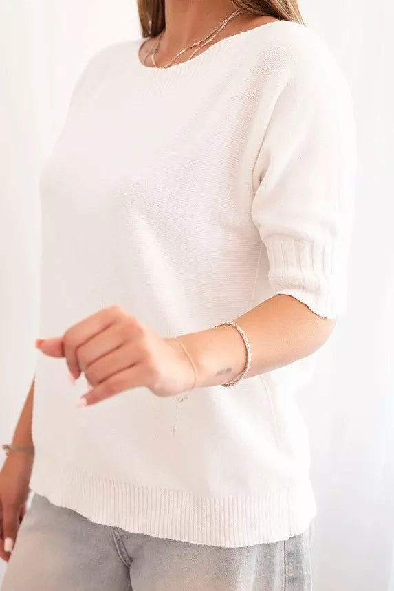 Moteriškas baltas megztinis Aleta