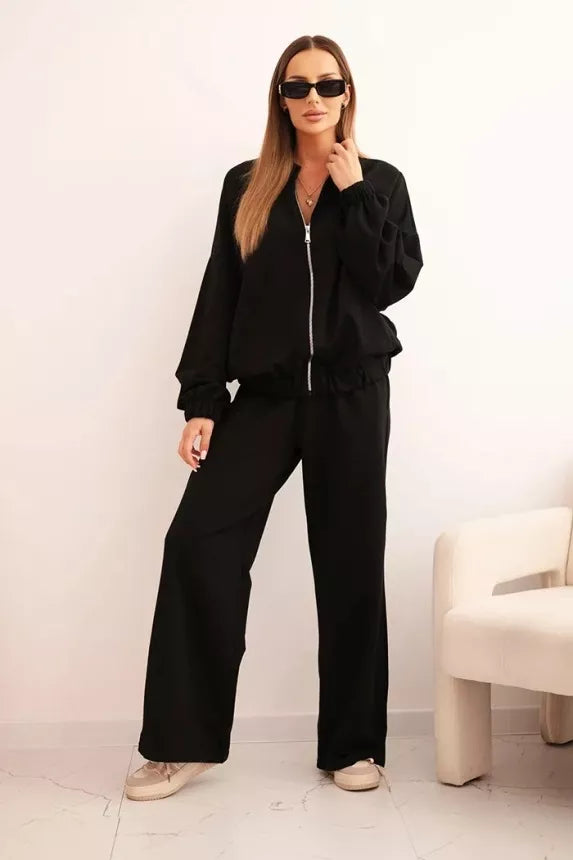 Moteriškas juodas komplektas Fan