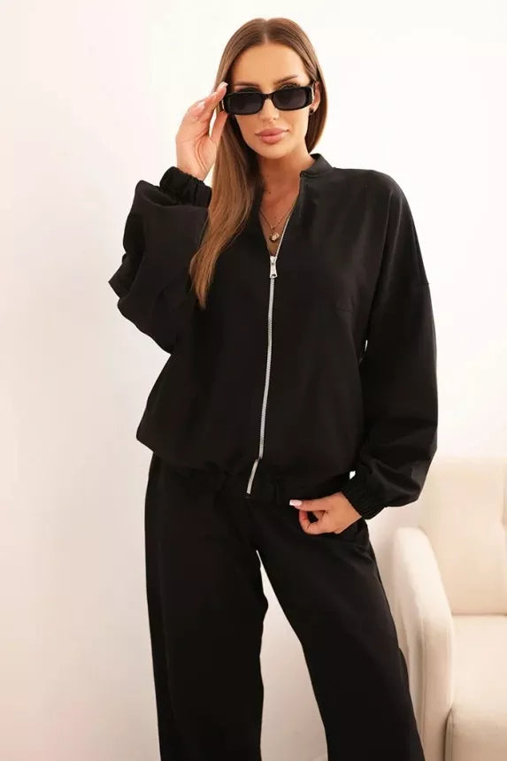 Moteriškas juodas komplektas Fan