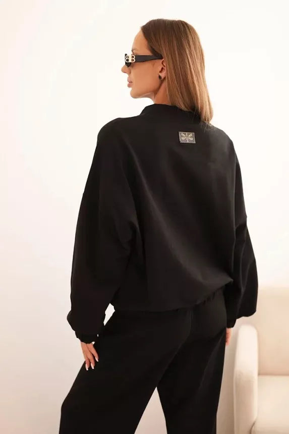 Moteriškas juodas komplektas Fan