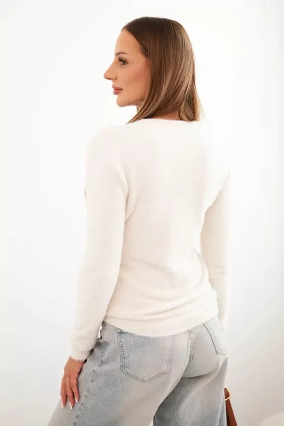 Moteriškas rusvas megztinis Luxor