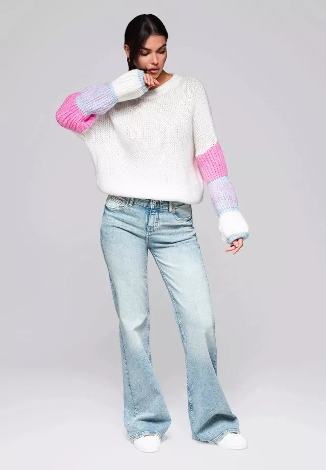 Moteriškas rusvas megztinis Bright