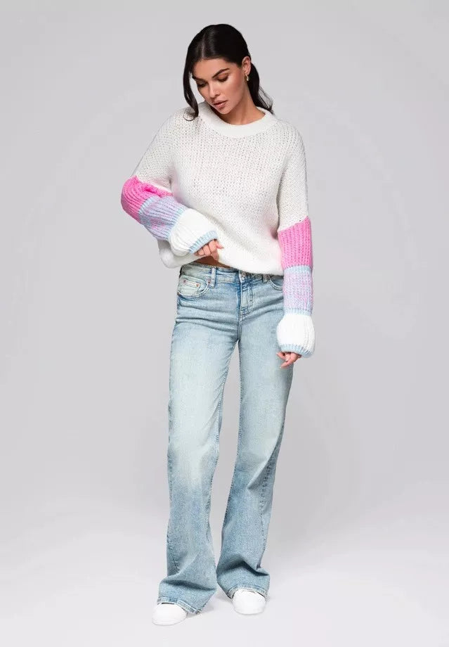 Moteriškas rusvas megztinis Bright