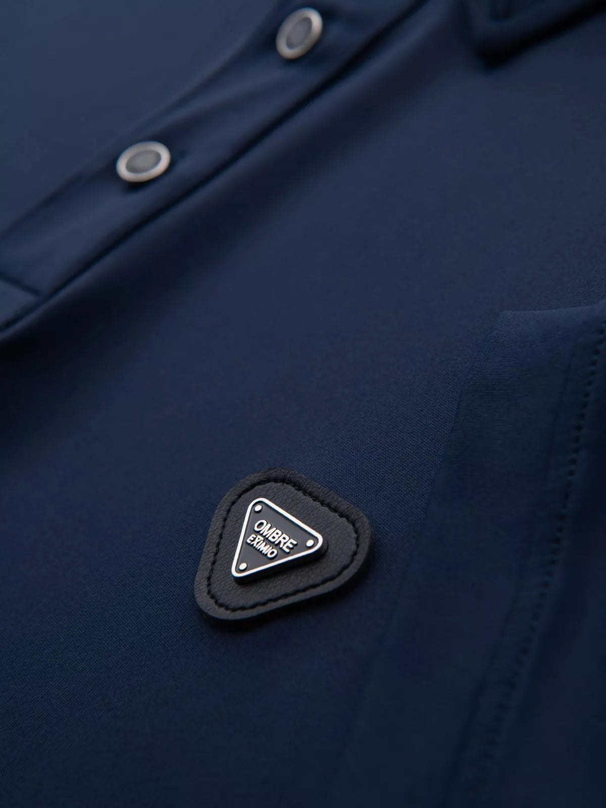 Vyriški tamsiai mėlyni polo marškinėliai Exim