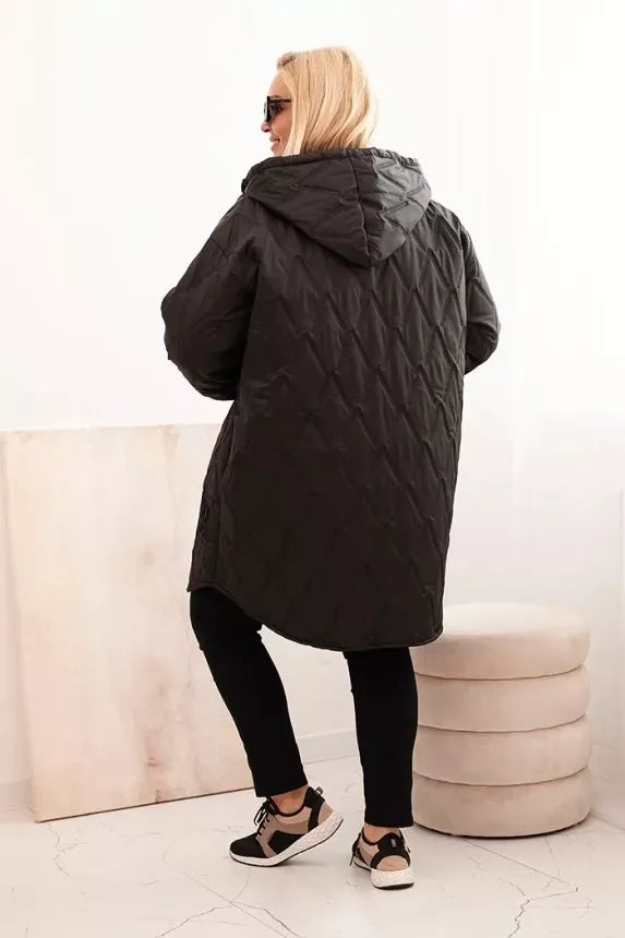 Moteriška juodos spalvos striukė Hope